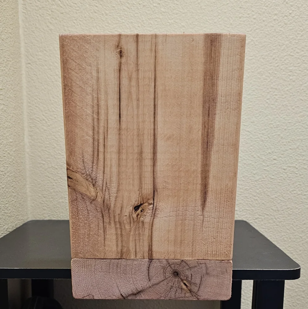 Natural Wood Book Stand